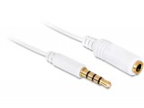 DeLOCK 84717 audio kábel 0,5 M 3.5mm Fehér