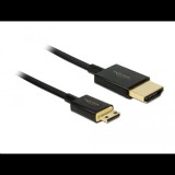 Delock 84780 High Speed HDMI-kábel Ethernettel - HDMI-A -> HDMI Mini-C, 3D, 4.5m (84780)
