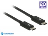 DeLOCK 84847 USB kábel 2 M USB 3.2 Gen 2 (3.1 Gen 2) USB C Fekete