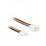 Delock 85362 4pin PWM Ventillátor hosszabbító 0.50m (85362)