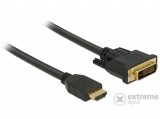 Delock 85655 HDMI - DVI 24+1 kétirányú kábel 3 m