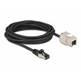 Delock 87030 5m Cat.6A RJ45 apa - Keystone modulos RJ45 anya kábel