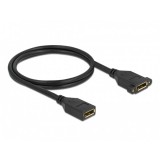 Delock 87100 DisplayPort anya - DisplayPort anya, 1 m, 4K Fekete kábel