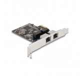 Delock 88615 PCI Express 2x RJ45 Hálózati kártya (88615)