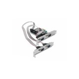 DeLOCK 90410 4 x RS-232 port bővítő PCI Express x1 kártya (90410)