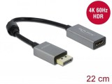 DeLock Active DisplayPort 1.4 to HDMI Adapter 4K 60 Hz (HDR) 66436