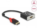 DeLock Active DisplayPort 1.4 to HDMI Adapter 4K 60 Hz (HDR) Black 65207