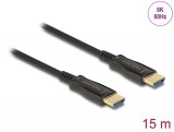 DeLock Active Optical Cable HDMI 8K 60 Hz 15m Black 84037
