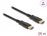 DeLock Active Optical Cable HDMI 8K 60Hz 25m Black 84039