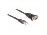 Delock Adapter A-típusú USB 2.0 - 1 x soros RS-232 D-Sub 9 tűs apa anyacsavarokkal 1,5 m