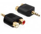 Delock Adapter Audio Stereo jack 3.5 mm 3 pin male