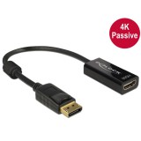 Delock adapter DisplayPort 1.2 (M) - HDMI (F) (4K, passzív, fekete)