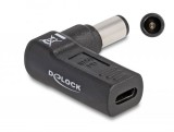 DeLock Adapter for Laptop Charging Cable USB Type-C™ female to Dell 7.4 x 5.0 mm male 90° angled Black 60008