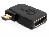 Delock adapter magas sebességű HDMI - micro D apa  A anya oldalra fordítva 65352