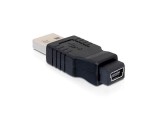 Delock Adapter nemváltó mini USB-B 5-tűs anya  USB-A apa