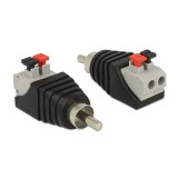 Delock Adapter RCA dugó - 2 pol. nyomógombos sorkapocs