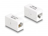 DeLock Adapter RJ45 jack to RJ45 jack Cat.6A UTP White 88134