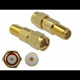 Delock Adapter SMA-dugós csatlakozó apa RP-SMA-csatlakozóhüvely 3 GHz (89991) (89991)