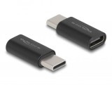 DeLock Adapter SuperSpeed USB 10 Gbps (USB 3.2 Gen 2) USB Type-C male to female port saver Black 60034