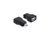 Delock Adapter USB 2.0-A female -> mini USB male (
