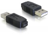 DeLock Adapter USB micro-A+B female to USB2.0-A male 65029