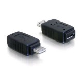 DELOCK Adapter USB micro-A+B female - USB micro-A male (65032)