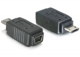 DeLock Adapter USB micro-B male to mini USB 5pin 65063