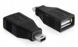 DELOCK Adapter USB mini male - USB micro-A+B female (65155)