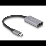 Delock Adapter USB Type-C apa - HDMI anya (DP Alt Mód) 4K 60 Hz HDR és HDCP kiegészítéssel (60020) (60020)