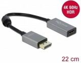 Delock Aktív DisplayPort 1.4 - HDMI átalakító 4K 60 Hz (HDR)