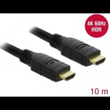 Delock Aktív HDMI kábel 4K, 60 Hz, 10m (85284) (DE85284)