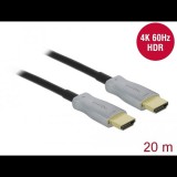 Delock Aktív optikai kábel HDMI, 4K, 60 Hz 20m, (85015) (DE85015) - HDMI