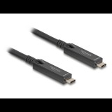 Delock Aktív optikai USB-C 8K Video + adat + PD kábel 15 m (84258) (84258)