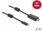 Delock aktív USB-C - HDMI kábel (DP Alt Mode) 4K60Hz 2m (85970)