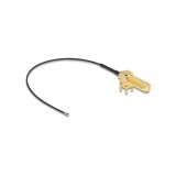 Delock Antenna kábel SMA 90 PCB anya válaszfali csatlakozóval apa I-PEX Inc., MHF 4L-dugó 1.13 15 cm menethossz 15 mm (12031)