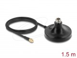 Delock Antenna mágneses talp 1 x N jack - 1 x SMA dugó ULA100 1 m kültéri fekete