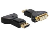 Delock Átalakító Displayport 1.1 male to DVI female, fekete (DL65257)