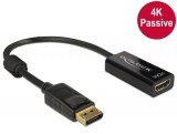 DELOCK Átalakító Displayport 1.2 male to HDMI female 4K passzív, fekete