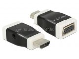 Delock Átalakító HDMI-A male to VGA female audió funkcióval (DL65586)