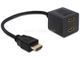 Delock Átalakító HDMI male to 2x HDMI female (DL65226)