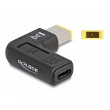 DELOCK Átalakító Laptop töltőkábel USB Type-C female > Lenovo 11.0 x 4.5mm male 90 fokos (60003)