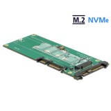 Delock Átalakító U.2 SFF-8639 NVMe / SATA 22 tus > 1 x M.2 M aljzat (62864) (62864)