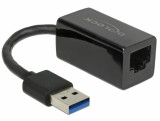 DELOCK Átalakító USB 3.0 to Gigabit LAN kompakt, fekete 65903