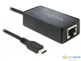 DELOCK Átalakító USB 3.1 Gen 1 Type-C male to Gigabit LAN 62642