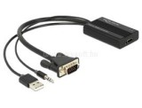 Delock Átalakító VGA to HDMI audió funkcióval (DL62597)