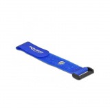 Delock Befűzős kábelkötegelő tépőzárral és szorító karikával hossza 190 mm, szélessége 25 mm, 5 db. (19546)