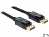 Delock Cable Displayport 1.2 male - male 4K 2 m (DL82585)
