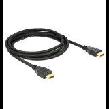 Delock Cable High Speed HDMI with Ethernet HDMI A apa > HDMI A apa 4K 1 m