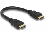 DeLock Cable High Speed HDMI with Ethernet – HDMI A male > HDMI A male 4K 25cm 83352