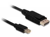 DeLock Cable Mini Displayport 1.2 male > Displayport male 4K 5m 83479